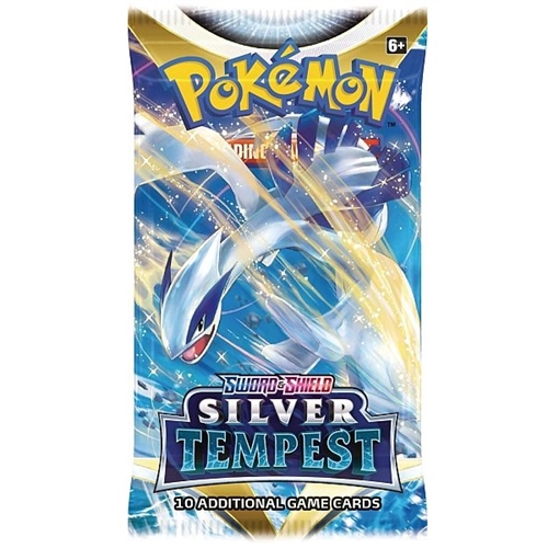 Pokemon Sword & Shield - Silver Tempest - Booster Pakke - Pokemon kort